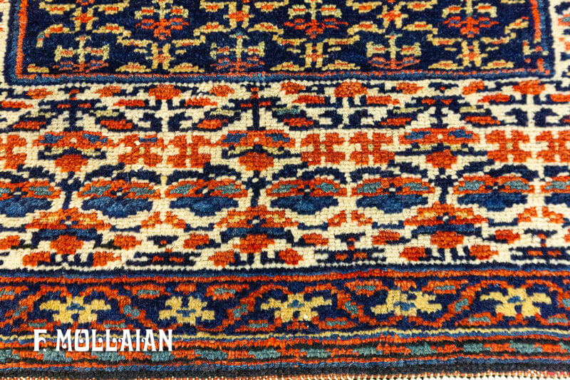 Pair of Antique Persian Small Shahsavan Rugs n°:11779319